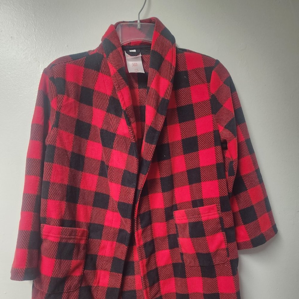 Wondershop at Target Buffalo Plaid Kids Robe Size 8 NWOT 3/$25